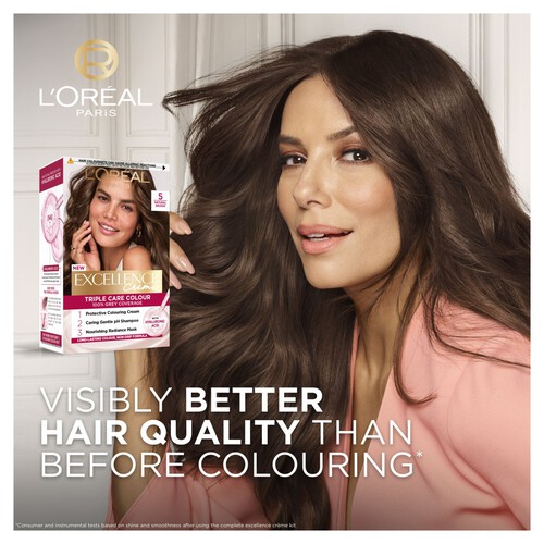 L Oreal Paris Excellence Creme Natural Brown 5 Permanent Hair Dye Morrisons Online Groceries Offers