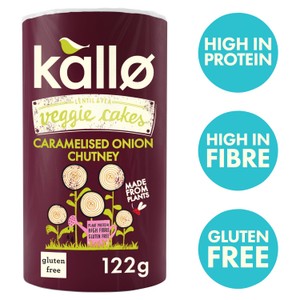 Kallo Caramelised Onion Veggie Cakes