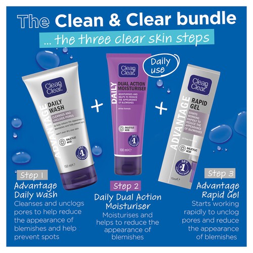 Clean & Clear Advantage Rapid Gel