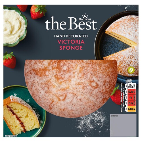 Morrisons The Best Hand Decorated Victoria Sponge Cake Serves 6