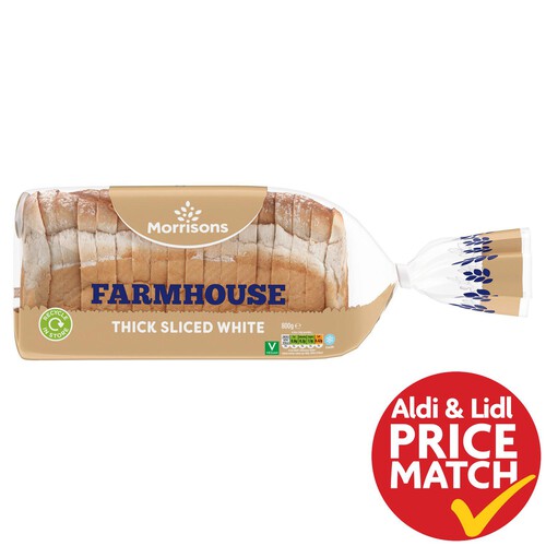 Morrisons White Farmhouse Loaf 