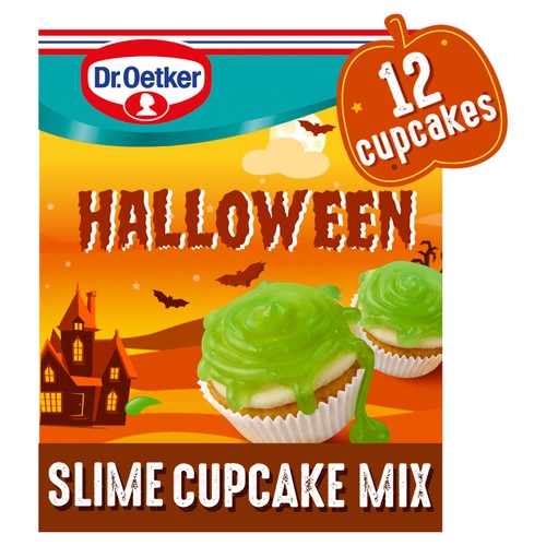 Dr. Oetker Halloween Slime Cupcake Mix 375g