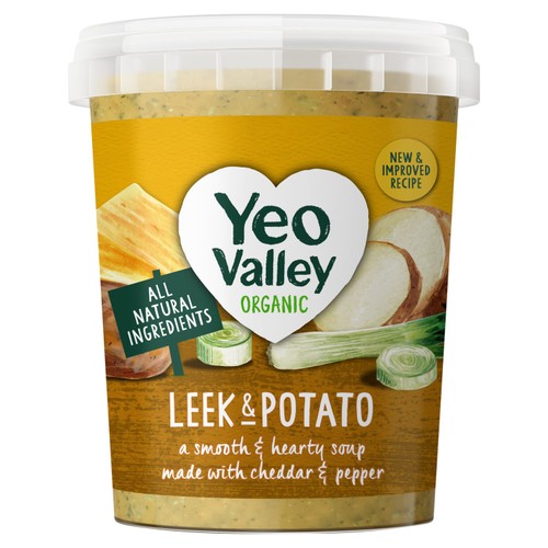 Yeo Valley Organic leek potato cheddar soup
