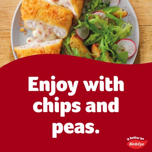 Birds Eye 2 Cheese & Ham Chicken Kievs 204g