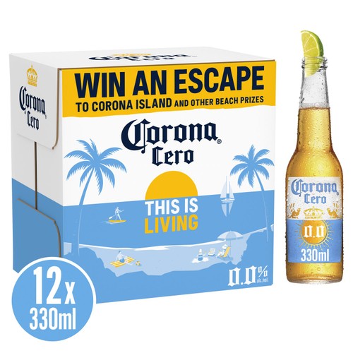 Corona Cero Lager Beer Bottles