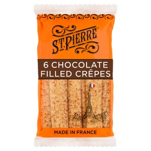 St Pierre 6 Choc Filled Crepes