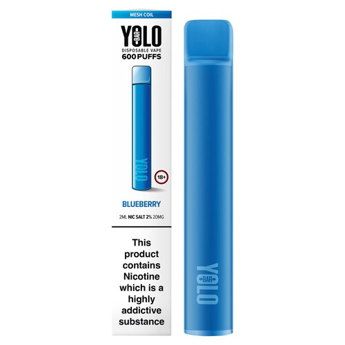 Yolo Bar Blueberry 20mg