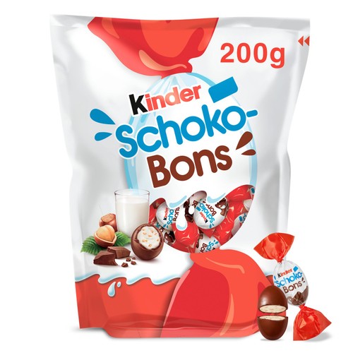 Kinder Milk Chocolate & Hazelnut Schoko Bons 200g