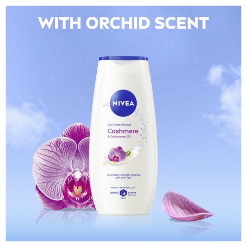 NIVEA Cashmere & Cotton Seed Oil Shower Gel 