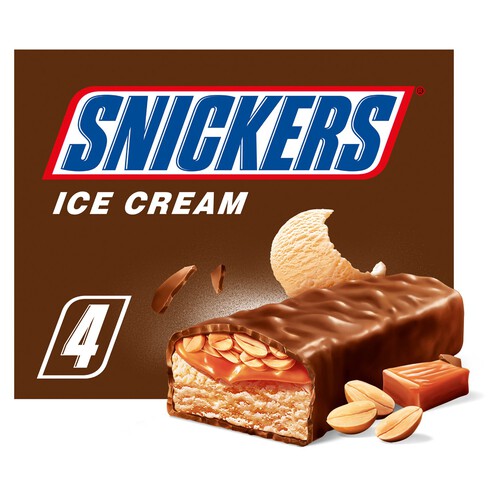 Snickers 4 Pack Ice Cream Bars