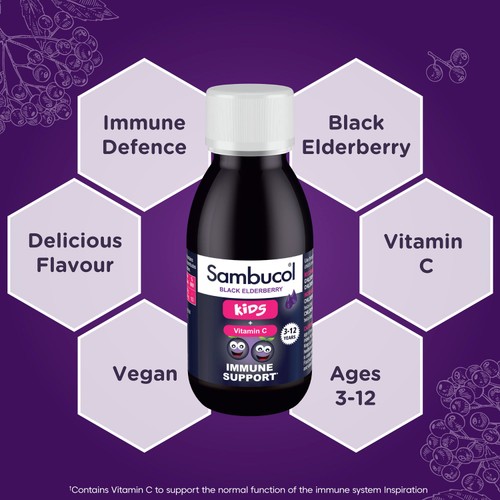 Sambucol Black Elderberry For Kids Liquid