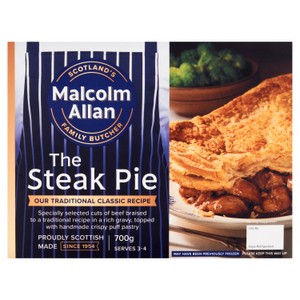 Malcolm Allan Steak & Sausage Pie
