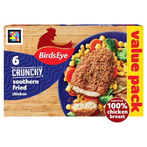 Birds Eye 6 Southern Fried Breaded Chicken Breast Steaks 540g