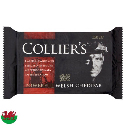 Collier's Powerful Extra Mature Welsh Cheddar   350g