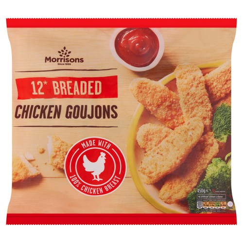 Morrisons breaded chicken goujons