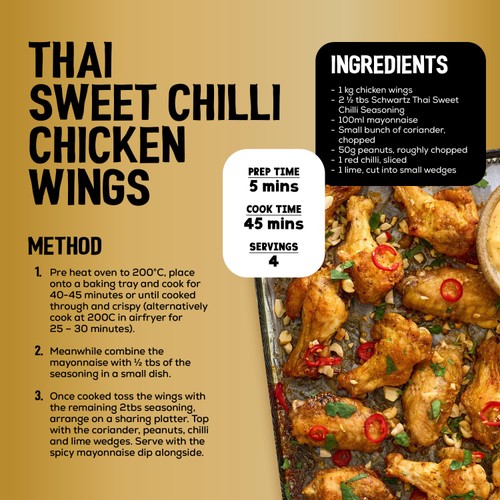 Schwartz Thai Sweet Chilli Seasoning 53g
