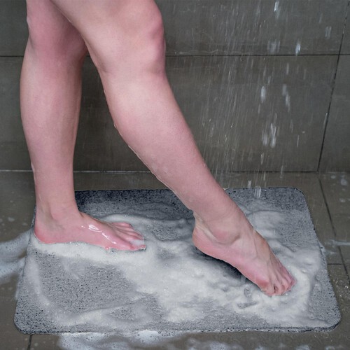 JML Hydro Wonder Grey Shower Mat