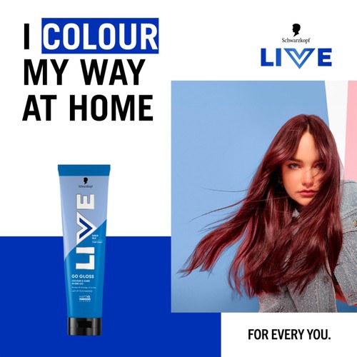 LIVE Go Gloss Temporary Hair Dye Glossing Sheer Silk