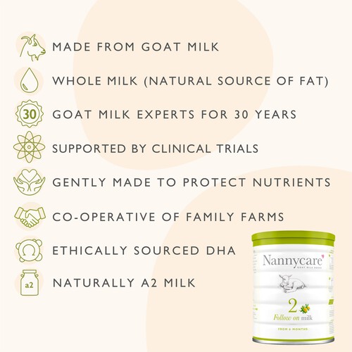 Nannycare 2 Goat milk based Follow on milk