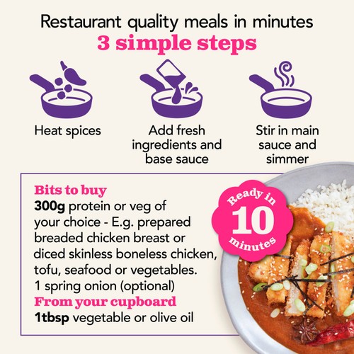 The Spice Tailor Japanese Katsu Curry Sauce Meal Kit 245g