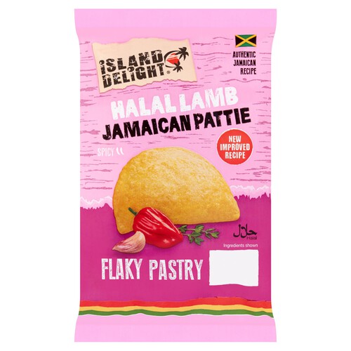 Island Delight Curried Lamb Jamaican Pattie 