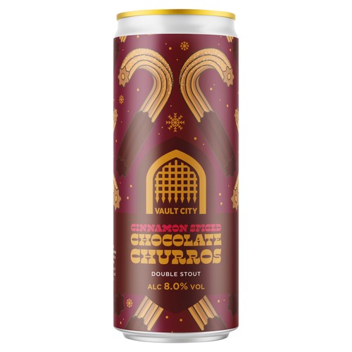Vault City Cinnamon Spiced Chocolate Churros Stout 330Ml