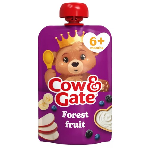 Cow & Gate Fruit Pouch Forest Fruit Baby Food 6+ Months