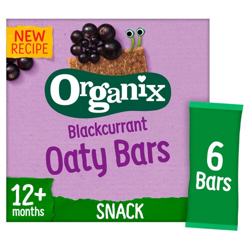 Organix Blackcurrant Soft Oaty Bars 