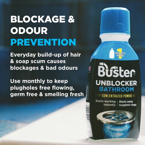 Buster Bathroom Plughole Unblocker