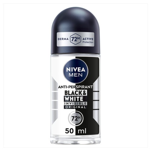 NIVEA MEN Black & White Original Anti-Perspirant Deodorant Roll-On