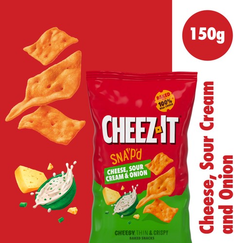 Cheez-It Snap'D Cheese, Sour Cream & Onion 