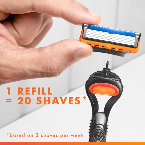 Gillette Fusion Value Pack Razor + 9 Blades