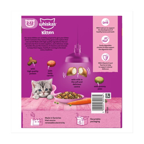 Whiskas Kitten Chicken Dry Cat Food