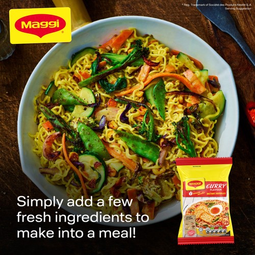 Maggi Curry Flavour Instant Noodles Multipack 5 x 79g