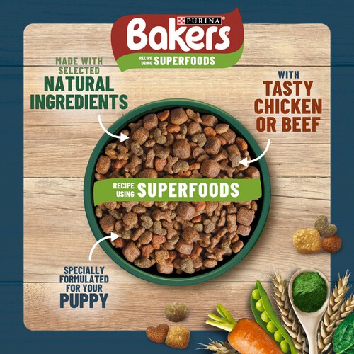 Bakers Puppy Dry Dog Food Chicken & Veg