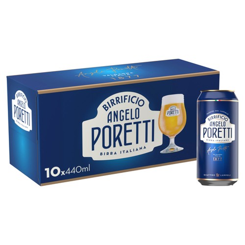 Birrificio Angelo Poretti Italian Lager Cans 10x440ml