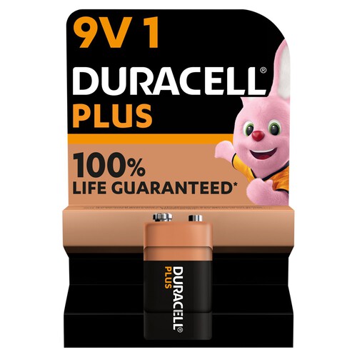 Duracell Plus 9V Alkaline Battery