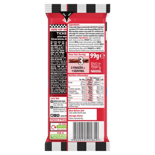 KitKat Double Chocolate Sharing Bar 99g