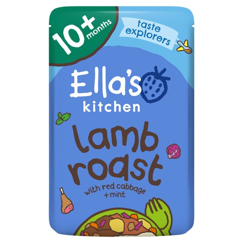 Ella's Kitchen Organic Lamb Roast Dinner Baby Food Pouch 10+ Months