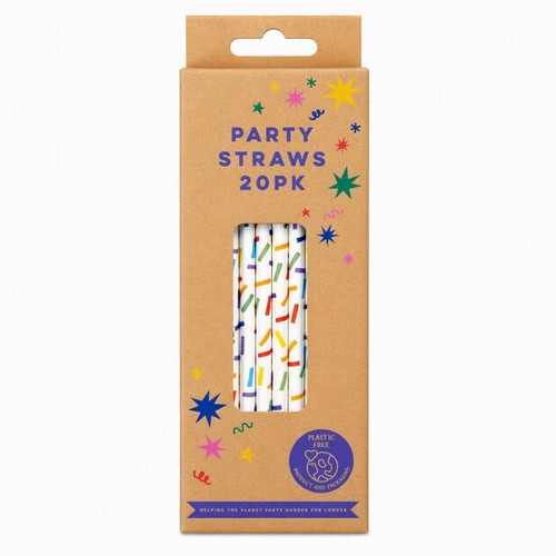 Mad Party Generic Straws 20 Pack