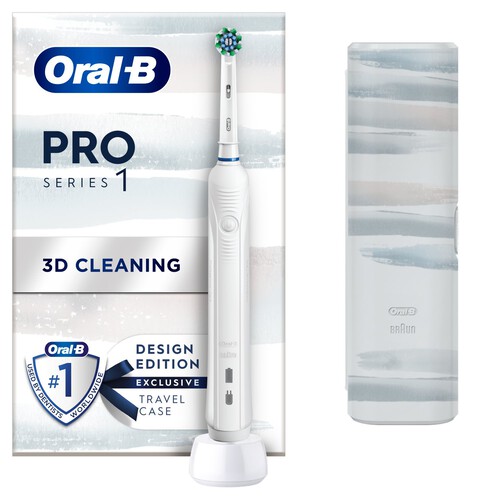 Oral B Pro 1 680 Striking Cross Action White Electric Toothbrush