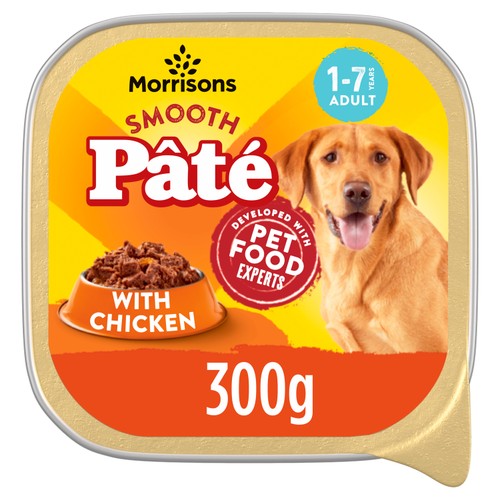 Morrisons dog food chicken pate