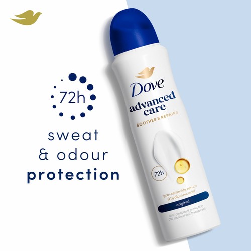 Dove Advanced Antiperspirant Deodorant Original Aerosol 200ml