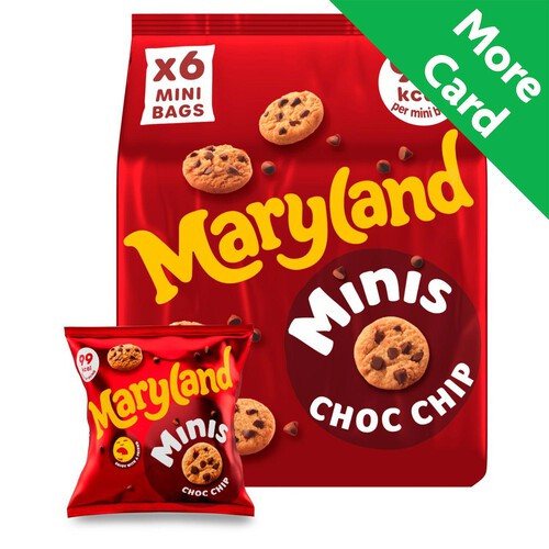 Maryland Cookies Minis Chocolate Chip 6 Pack