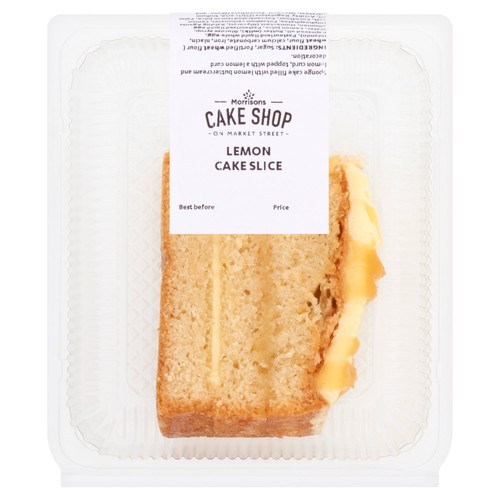 Morrisons Lemon Cake Slice