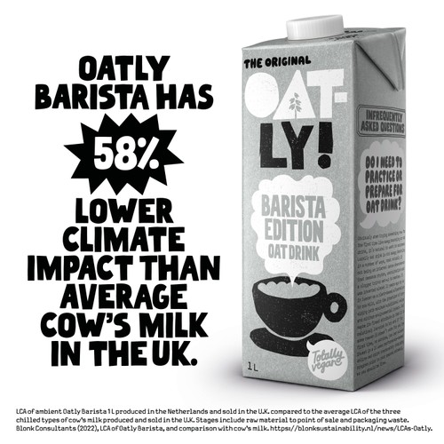 Oatly Oat Drink Barista Edition Long Life 1L