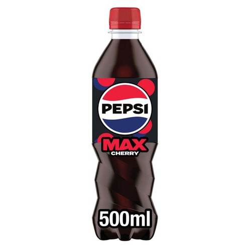 Pepsi Max Cherry No Sugar Cola Bottle