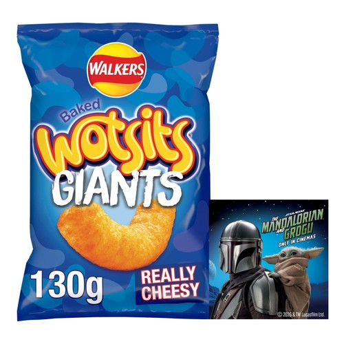Walkers Wotsits Giants Really Cheesy Sharing Snacks Crisps