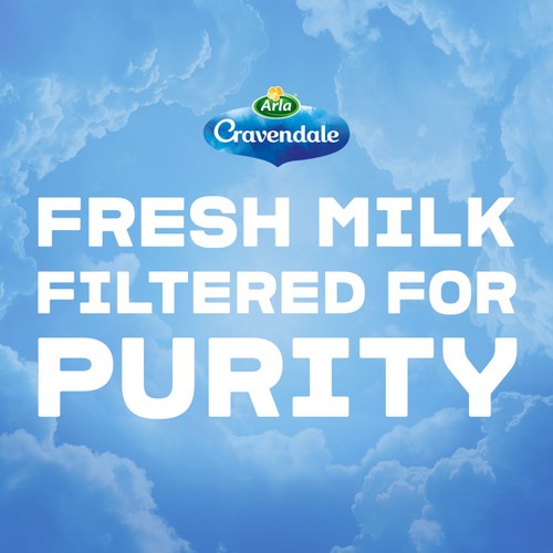 Cravendale Filtered Fresh Whole Milk Fresher for Longer 2L