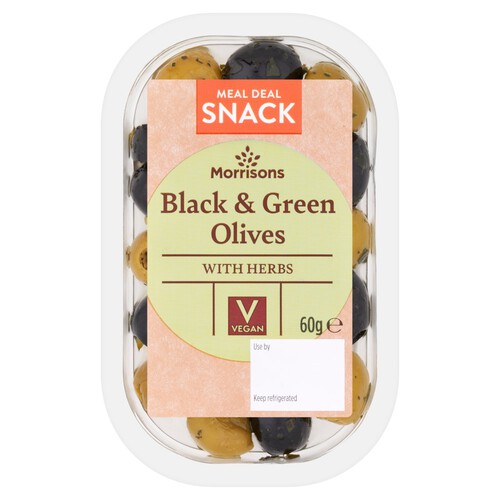 Morrisons Black & Green Olives Snack Pot